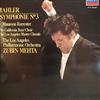 Mahler, Zubin Mehta Los Angeles Philharmonic Orchestra - Symphony Nr 3 D Moll
