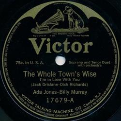 Download Ada Jones Billy Murray - The Whole Towns Wise When Youre Wearing The Ball And Chain