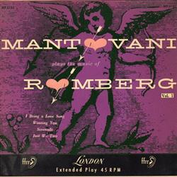 Download Mantovani And His Orchestra, Sigmund Romberg - Mantovani Plays The Music Of Romberg Vol 1