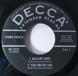 Download Webb Pierce - Alla My Love You Are My Life