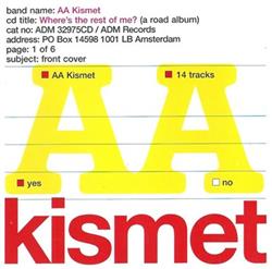 Download AA Kismet - Wheres The Rest Of Me