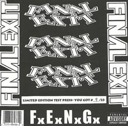 Download Final Exit Straight Edge Kegger - Limited Edition Test Press