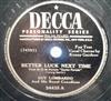 ladda ner album Guy Lombardo And His Royal Canadians - Better Luck Next Time Steppin Out With My Baby