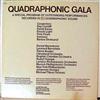 télécharger l'album Various - Quadraphonic Gala A Special Program Of Outstanding Performances Recorded In SQ Quadraphonic Sound