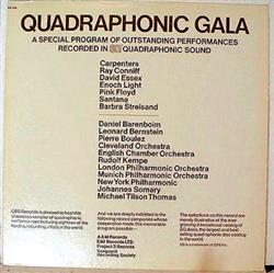 Download Various - Quadraphonic Gala A Special Program Of Outstanding Performances Recorded In SQ Quadraphonic Sound