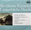 écouter en ligne Wilhelm Backhaus - Beethoven Mondschein Sonate Pathétique