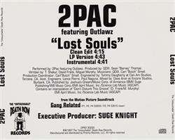 Download 2Pac Featuring Outlawz - Lost Souls