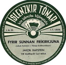 Download Jakob Hafstein - Fyrir Sunnan Fríkirkjuna Söngur Villiandarinnar