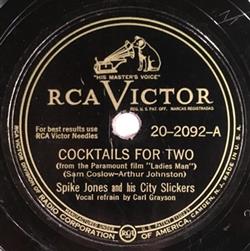 Download Spike Jones And His City Slickers - Cocktails For Two Holiday For Strings