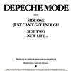 lataa albumi Depeche Mode - Just Cant Get Enough New Life