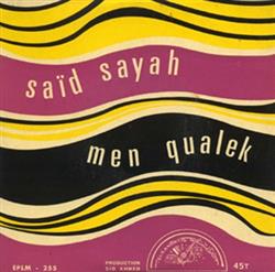 Download Saïd Sayah - Men Qualek