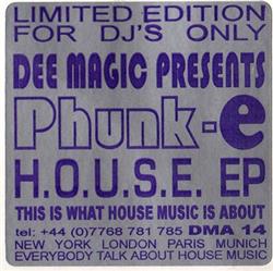 Download PhunkE - HOUSE EP