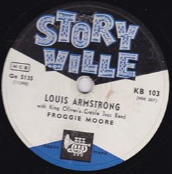 Download Louis Armstrong With King Oliver's Creole Jazz Band - Froogie Moore Chimes Blues