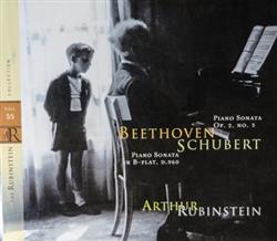 Download Beethoven Schubert, Arthur Rubinstein - Piano Sonata Op2 No3 Piano Sonata In B Flat D960