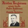 last ned album Kristinn Bergþórsson - Syngur lög eftir Sigfús Halldórsson og Sigvalda Kaldalóns