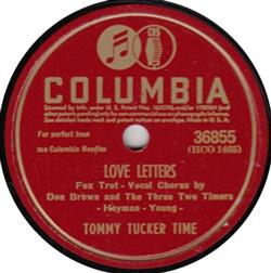 Download Tommy Tucker Time - Love Letters Good Night My Sweet