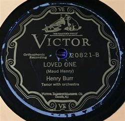 Download Henry Burr - Sweet Marie Loved One