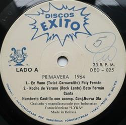 Download Humberto Castillo Con Acomp Conj Nueva Ola - Primavera 1964