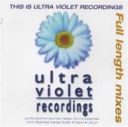 Download Various - This Is Ultra Violet Recordings