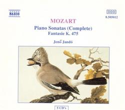 Download Mozart Jenö Jandó - Piano Sonatas Complete Fantasie K 475