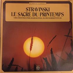 Download Stravinski Philharmonia Orchestra Igor Markevitch - Le Sacre Du Printemps