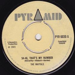 Download The Maytals Roland Alphonso - 54 46 Thats My Number Dreamland