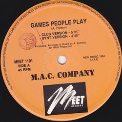 Download MAC Company - Games People Play
