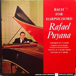 Download Rafael Puyana - Bach For Harpsichord