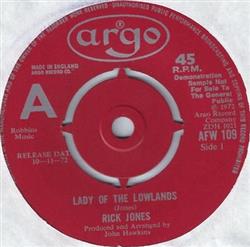 Download Rick Jones - Lady Of The Lowlands