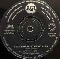Download Perry Como - I May Never Pass This Way Again