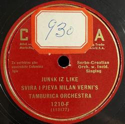 Download Milan Verni's Tamburica Orchestra - Junak Iz Like Osmanli Marš