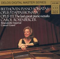 Download Beethoven Carol Rosenberger - Piano Sonata Op 57 Appassionata Op 111