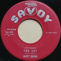 Download Nappy Brown - Too Shy Give Me Your Love