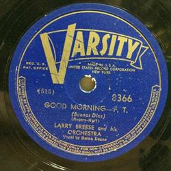 Download Larry Breese And His Orchestra - Good Morning I Feel Like A Kid Again