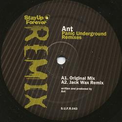 Download Ant - Panic Underground Remixes