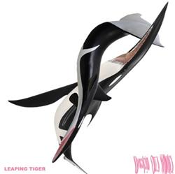 Download Leaping Tiger - Porcelain Orca Whales
