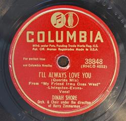 Download Dinah Shore - Ill Always Love You I Didnt Know What Time It Was