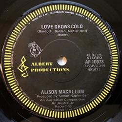 Download Alison MacCallum - Love Grows Cold