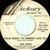 last ned album Julie Grant - Youre Nobody Til Somebody Loves You