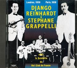 Download Django Reinhardt, Stéphane Grappelli, Quintette Du Hot Club De France - Paris 1938 Londres 1938