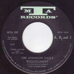 Download A, B1 and C - The Minimum Daily Requirement The Chock