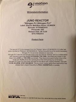 Download Juno Reactor - Nitrogen Pt1Nitrogen Pt2