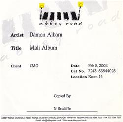 Download Damon Albarn - Mali