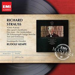 Download Richard Strauss Staatskapelle Dresden, Rudolf Kempe - Tone Poems