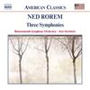 ouvir online Ned Rorem Bournemouth Symphony Orchestra José Serebrier - Three Symphonies
