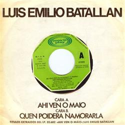 Download Luis Emilio Batallán - Ahi Ven O Maio Quem Poidera Namorarla
