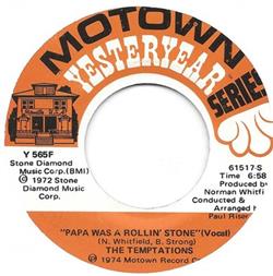 Download The Temptations - Papa Was A Rollin Stone Vocal Plastic Man