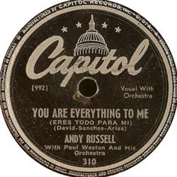 Download Andy Russell - You Are Everything To Me Eres Todo Para Mi