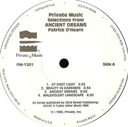 Download Patrick O'Hearn - Selections From Ancient Dreams