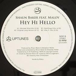 Download Shaun Baker Feat Maloy - Hey Hi Hello